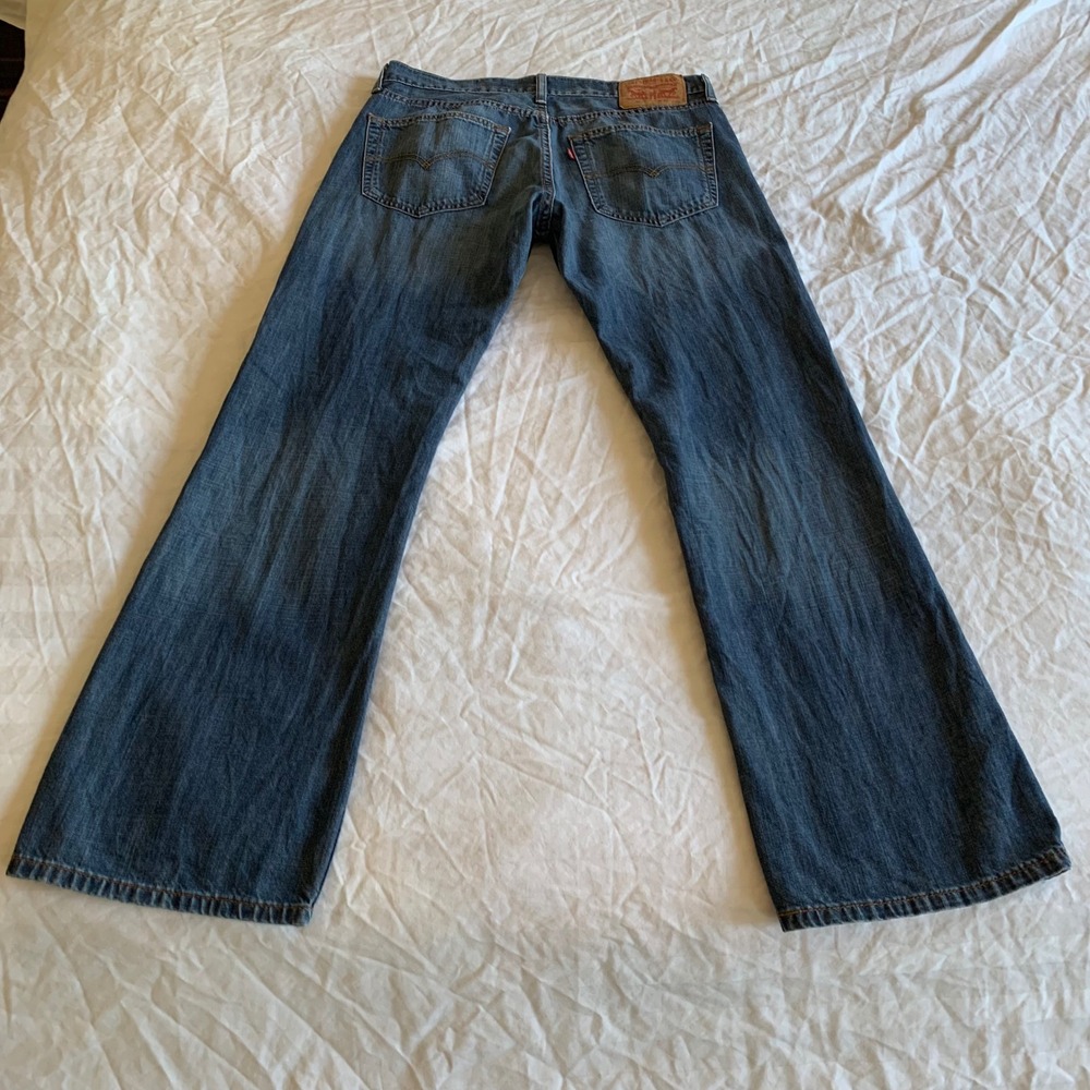 Levi's 32x30 Jeans Blue 527 Slim Bootcut Medium Wash Denim Pants